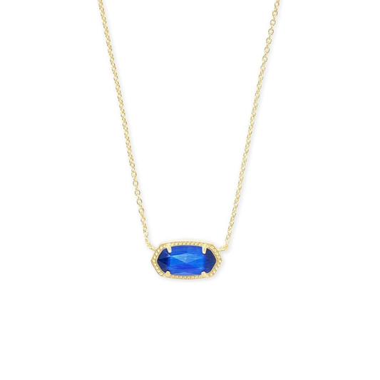 Collar oval clásico de zafiro | Oro