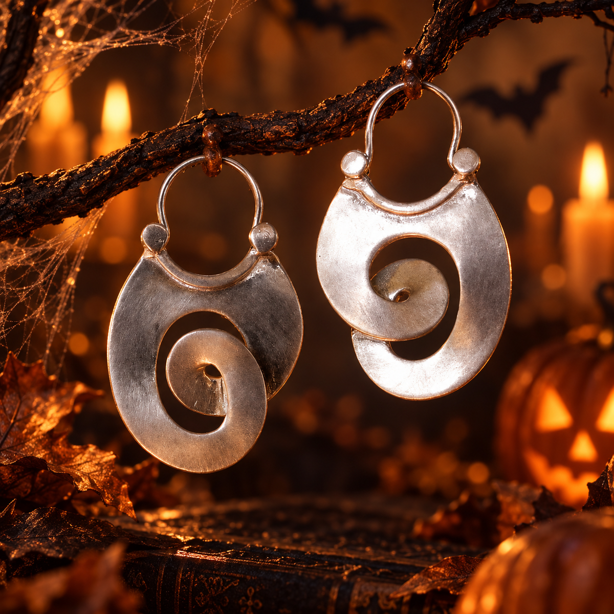 Pendientes Vintage - Irregulares en Plata